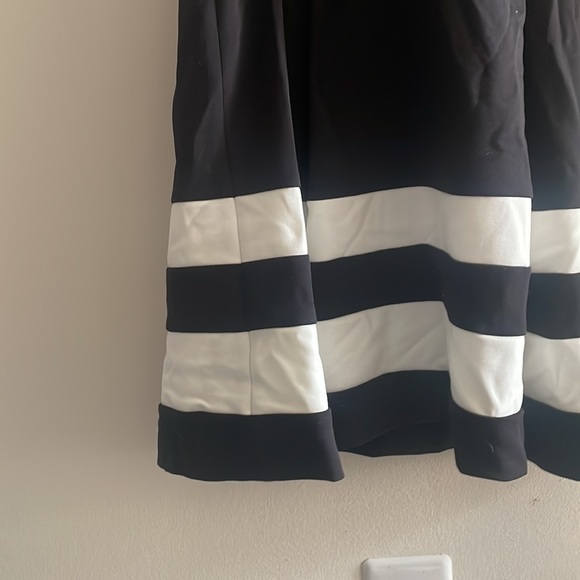 Black & White Belted Calvin Klein Dress NWT Size 12 - Picture 2 of 11